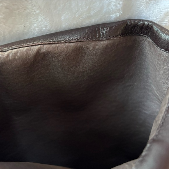 FRENCH CONNECTION Brown Leather Knee High Fashion Boots--6.5--EUC - Picture 12 of 15